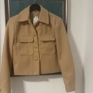 NWT Beige Button Jacket